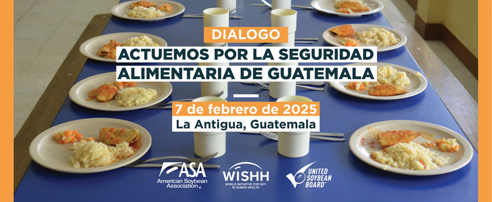 Photo advertising WISHH's Food Security Dialogue in Guatemala